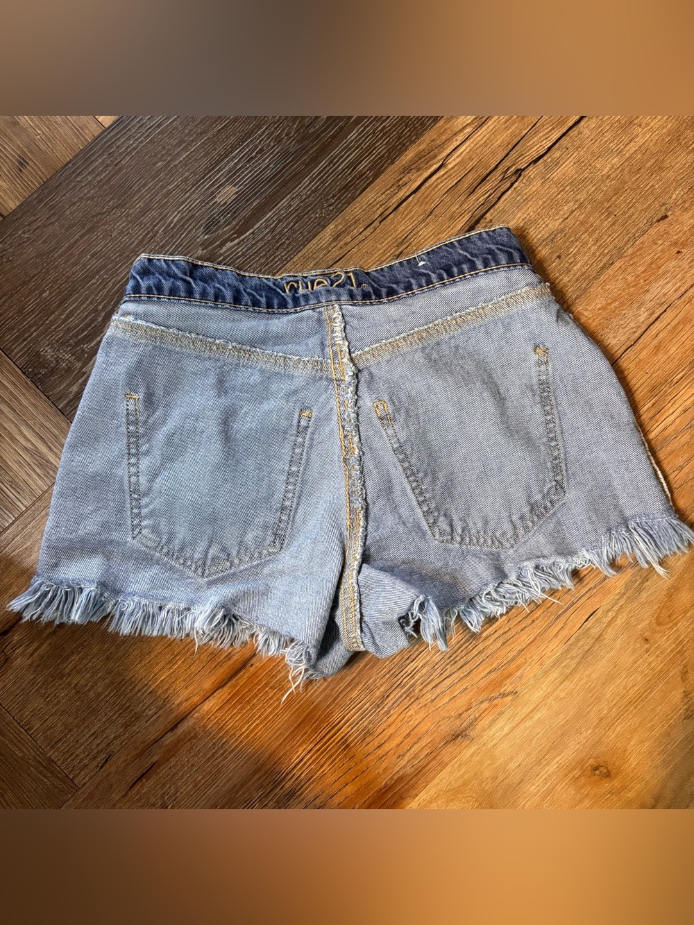 Rue21 Light Blue Distressed Denim Cutoff Shorts - Picture 5 of 6